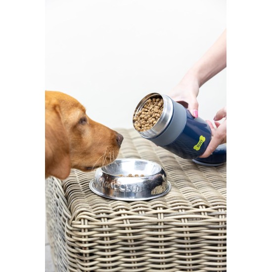 Built PET Food Storage Jar, Stainless Steel Pet Food Container with Lid, Airtight & Insulated, BPA Free, 16 Oz Capacity, Blue Built PET Food Storage Jar, Stainless Steel Pet Food Container with Lid, Airtight & Insulated, BPA Free, 16 Oz Capacity, Blue
