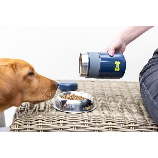 Built PET Food Storage Jar, Stainless Steel Pet Food Container with Lid, Airtight & Insulated, BPA Free, 16 Oz Capacity, Blue Built PET Food Storage Jar, Stainless Steel Pet Food Container with Lid, Airtight & Insulated, BPA Free, 16 Oz Capacity, Blue