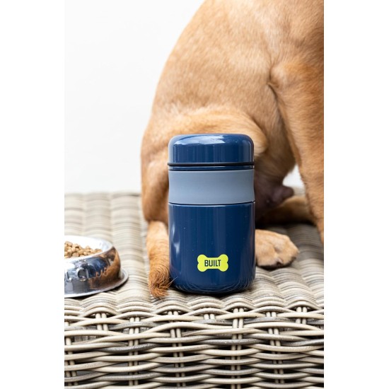 Built PET Food Storage Jar, Stainless Steel Pet Food Container with Lid, Airtight & Insulated, BPA Free, 16 Oz Capacity, Blue Built PET Food Storage Jar, Stainless Steel Pet Food Container with Lid, Airtight & Insulated, BPA Free, 16 Oz Capacity, Blue