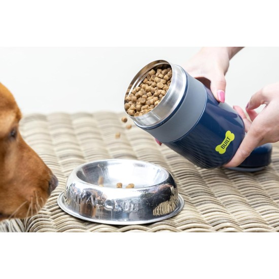 Built PET Food Storage Jar, Stainless Steel Pet Food Container with Lid, Airtight & Insulated, BPA Free, 16 Oz Capacity, Blue Built PET Food Storage Jar, Stainless Steel Pet Food Container with Lid, Airtight & Insulated, BPA Free, 16 Oz Capacity, Blue