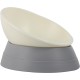 Bulldog Bowl, Non-Slip Dog Cat Bowl, Removable Rubber Dog Bowl, Sterile, Tilted Feeding Bowl, Slanted Bottom (Grey, 3.5 Cups (Medium/Large Dog)) Bulldog Bowl, Non-Slip Dog Cat Bowl, Removable Rubber Dog Bowl, Sterile, Tilted Feeding Bowl, Slanted Bottom (Grey, 3.5 Cups (Medium/Large Dog))