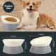 Bulldog Bowl, Non-Slip Dog Cat Bowl, Removable Rubber Dog Bowl, Sterile, Tilted Feeding Bowl, Slanted Bottom (Grey, 3.5 Cups (Medium/Large Dog)) Bulldog Bowl, Non-Slip Dog Cat Bowl, Removable Rubber Dog Bowl, Sterile, Tilted Feeding Bowl, Slanted Bottom (Grey, 3.5 Cups (Medium/Large Dog))