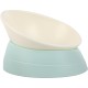 Bulldog Bowl, Non-Slip Dog Cat Bowl, Removable Rubber Dog Bowl, Sterile, Tilted Feeding Bowl, Tilted Base (Green, 3.5 Cups (Medium/Large Dog)) Bulldog Bowl, Non-Slip Dog Cat Bowl, Removable Rubber Dog Bowl, Sterile, Tilted Feeding Bowl, Tilted Base (Green, 3.5 Cups (Medium/Large Dog))