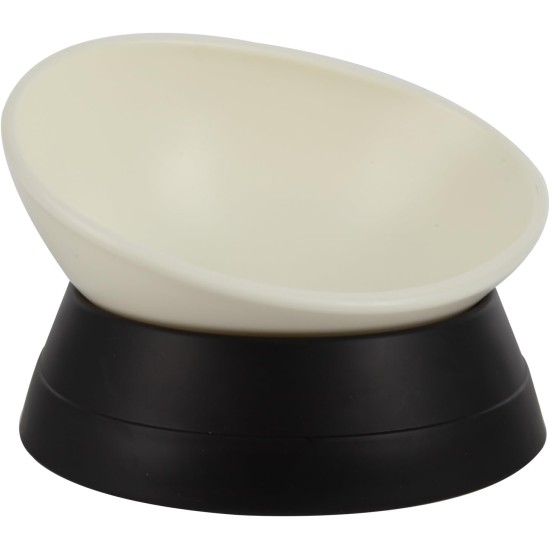 Bulldog Pet Bowl Non-Slip Dog Cat Bowl Removable Rubber Feeding Bowl Sterile Inclined with Slanted Base (Black, 3.5 Cup) Bulldog Pet Bowl Non-Slip Dog Cat Bowl Removable Rubber Feeding Bowl Sterile Inclined with Slanted Base (Black, 3.5 Cup)