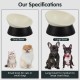 Bulldog Pet Bowl Non-Slip Dog Cat Bowl Removable Rubber Feeding Bowl Sterile Inclined with Slanted Base (Black, 3.5 Cup) Bulldog Pet Bowl Non-Slip Dog Cat Bowl Removable Rubber Feeding Bowl Sterile Inclined with Slanted Base (Black, 3.5 Cup)