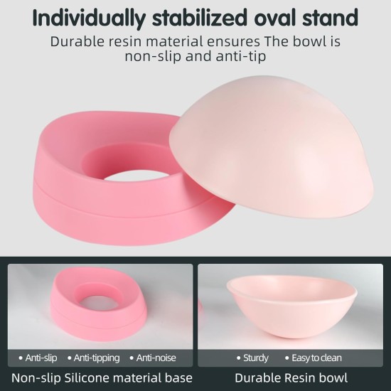 Bulldog Pet Bowl Non-Slip Dog Cat Bowl Removable Rubber Feeding Bowl Sterile Inclined with Sloped Base (Black, 2 Cup) Bulldog Pet Bowl Non-Slip Dog Cat Bowl Removable Rubber Feeding Bowl Sterile Inclined with Sloped Base (Black, 2 Cup)