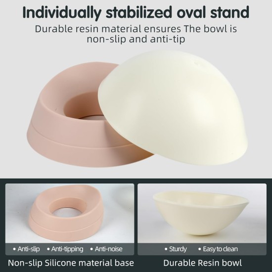 Bulldog Pet Bowl Non-Slip Dog Cat Bowl Removable Rubber Feeding Bowl Sterile Inclined with Sloped Base (Black, 2 Cup) Bulldog Pet Bowl Non-Slip Dog Cat Bowl Removable Rubber Feeding Bowl Sterile Inclined with Sloped Base (Black, 2 Cup)