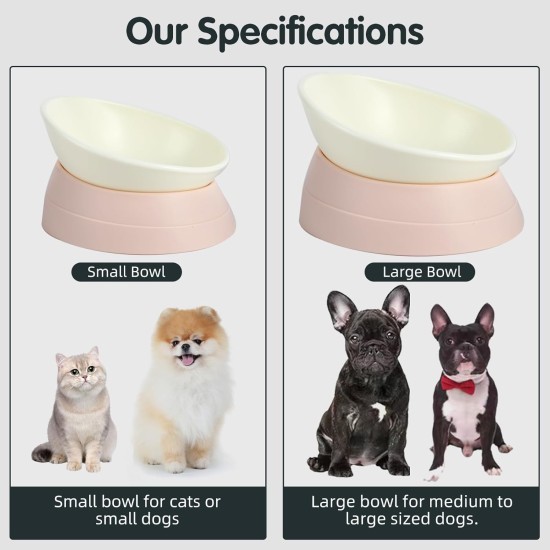 Bulldog Pet Bowl Non-Slip Dog Cat Bowl Removable Rubber Feeding Bowl Sterile Inclined with Sloped Base (Black, 2 Cup) Bulldog Pet Bowl Non-Slip Dog Cat Bowl Removable Rubber Feeding Bowl Sterile Inclined with Sloped Base (Black, 2 Cup)