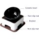 Bulldog Pet Bowl Non-Slip Dog Cat Bowl Removable Rubber Feeding Bowl Sterile Inclined with Sloped Base (Black, 2 Cup) Bulldog Pet Bowl Non-Slip Dog Cat Bowl Removable Rubber Feeding Bowl Sterile Inclined with Sloped Base (Black, 2 Cup)