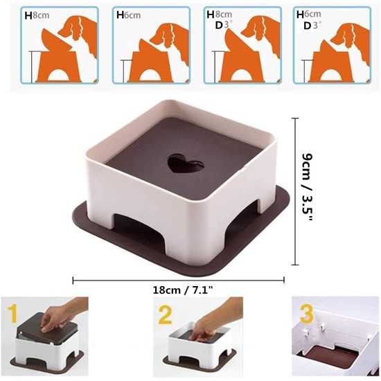 Bulldog Pet Bowl Non-Slip Dog Cat Bowl Removable Rubber Feeding Bowl Sterile Inclined with Sloped Base (Black, 2 Cup) Bulldog Pet Bowl Non-Slip Dog Cat Bowl Removable Rubber Feeding Bowl Sterile Inclined with Sloped Base (Black, 2 Cup)