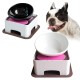 Bulldog Pet Bowl Non-Slip Dog Cat Bowl Removable Rubber Feeding Bowl Sterile Inclined with Sloped Base (Black, 2 Cup) Bulldog Pet Bowl Non-Slip Dog Cat Bowl Removable Rubber Feeding Bowl Sterile Inclined with Sloped Base (Black, 2 Cup)