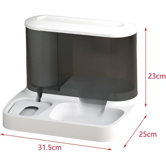 Cat Feeder, Food and Water Dispenser, Automatic Feeder, Intelligent Cat Food, Pet Dry Food, Feeder for Cats/Dogs, Pink Cat Feeder, Food and Water Dispenser, Automatic Feeder, Intelligent Cat Food, Pet Dry Food, Feeder for Cats/Dogs, Pink