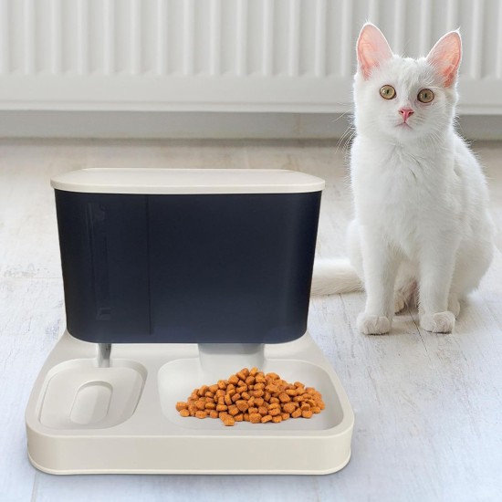 Cat Feeder, Food and Water Dispenser, Automatic Feeder, Intelligent Cat Food, Pet Dry Food, Feeder for Cats/Dogs, Pink Cat Feeder, Food and Water Dispenser, Automatic Feeder, Intelligent Cat Food, Pet Dry Food, Feeder for Cats/Dogs, Pink