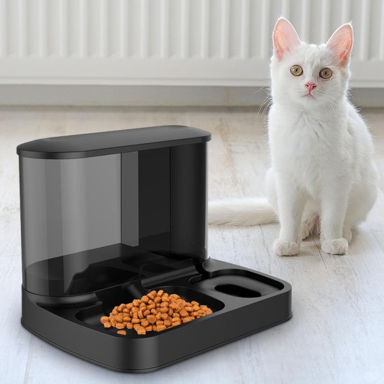 Cat Feeder, Food and Water Dispenser, Automatic Feeder, Intelligent Cat Food, Pet Dry Food, Feeder for Cats/Dogs, Pink Cat Feeder, Food and Water Dispenser, Automatic Feeder, Intelligent Cat Food, Pet Dry Food, Feeder for Cats/Dogs, Pink