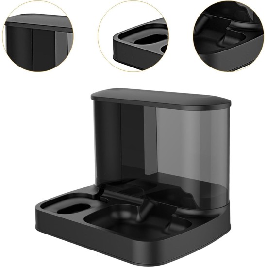 Cat Feeder, Food and Water Dispenser, Automatic Feeder, Intelligent Cat Food, Pet Dry Food, Feeder for Cats/Dogs, Pink Cat Feeder, Food and Water Dispenser, Automatic Feeder, Intelligent Cat Food, Pet Dry Food, Feeder for Cats/Dogs, Pink