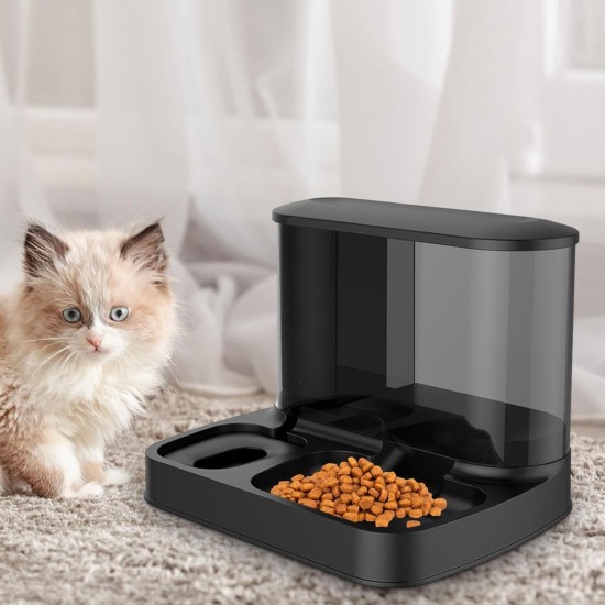 Cat Feeder, Food and Water Dispenser, Automatic Feeder, Intelligent Cat Food, Pet Dry Food, Feeder for Cats/Dogs, Pink Cat Feeder, Food and Water Dispenser, Automatic Feeder, Intelligent Cat Food, Pet Dry Food, Feeder for Cats/Dogs, Pink