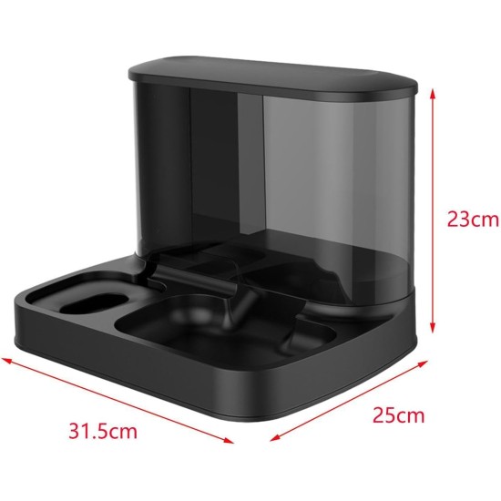 Cat Feeder, Food and Water Dispenser, Automatic Feeder, Intelligent Cat Food, Pet Dry Food, Feeder for Cats/Dogs, Pink Cat Feeder, Food and Water Dispenser, Automatic Feeder, Intelligent Cat Food, Pet Dry Food, Feeder for Cats/Dogs, Pink