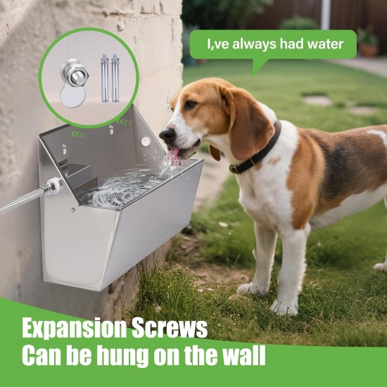 Cattle and Sheep Drinking Carrier 8 Litre Dog Water Outdoor Stainless Steel Water Bowl for Large Dogs, Dog Pool, Automatic Dog Water Dispenser, Large Dog Water Bowl, Stainless Steel Water Bowl (8L) Cattle and Sheep Drinking Carrier 8 Litre Dog Water Outdoor Stainless Steel Water Bowl for Large Dogs, Dog Pool, Automatic Dog Water Dispenser, Large Dog Water Bowl, Stainless Steel Water Bowl (8L)