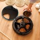 Cecotec Automatischer Futterautomat für Haustiere Pumba 1600 Purrfect Meal. Fassungsvermögen 1,6 l, 4 unabhängige Abschnitte, LED-Anzeige, Timer und Sprachrekorder