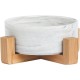 Ceramic Animal Bowl Grey Marble