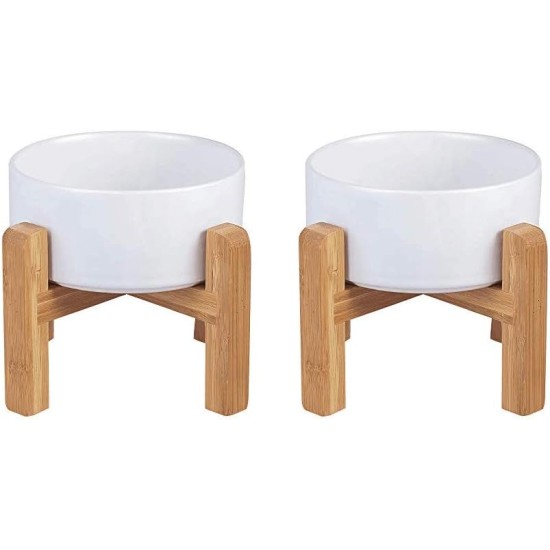 Ceramic Raised Dog Bowl Set Feeding Bowl Dog Cat Water Bowl Cat Bowl for Dogs Cats Stand with High Feeding Station Bowl Set Ceramic Raised Dog Bowl Set Feeding Bowl Dog Cat Water Bowl Cat Bowl for Dogs Cats Stand with High Feeding Station Bowl Set