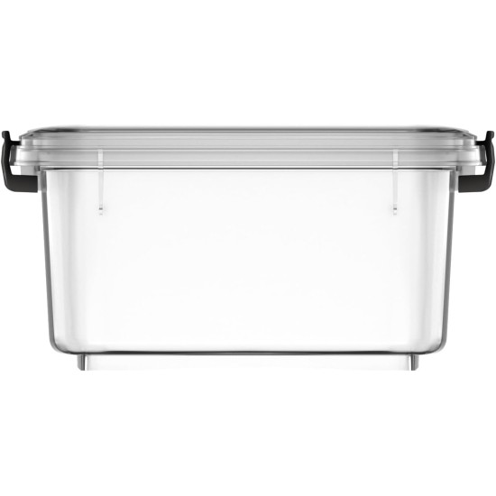 Cetomo 32L x 3 Dog Food Containers, Airtight Food Container with Wheels, Silicone Seal, Snap Closures, Plastic Food Container with Lid for Dogs, Clear, 32L/12kg, Pack of 3 (3 Scoops) Cetomo 32L x 3 Dog Food Containers, Airtight Food Container with Wheels, Silicone Seal, Snap Closures, Plastic Food Container with Lid for Dogs, Clear, 32L/12kg, Pack of 3 (3 Scoops)