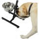 Classic Pet Products Adjustable Double Feeder with Tall Stand and 2 Stainless Steel Bowls 1700ml 1.5kg Classic Pet Products Adjustable Double Feeder with Tall Stand and 2 Stainless Steel Bowls 1700ml 1.5kg