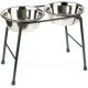 Classic Pet Products Double Feeder High Stand with 2 x 1600 ml Stainless Steel Dishes, 300 mm Tall Classic Pet Products Double Feeder High Stand with 2 x 1600 ml Stainless Steel Dishes, 300 mm Tall