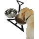 Classic Pet Products Double Feeder with 2 x 1700ml Stainless Steel Bowls, Height Adjustable Classic Pet Products Double Feeder with 2 x 1700ml Stainless Steel Bowls, Height Adjustable