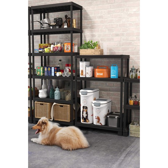 Curver 241095 Food Container 12 kg I 35L, White/Grey/Love Pets Dogs, 49.3 x 27.8 x 42.5 cm Curver 241095 Food Container 12 kg I 35L, White/Grey/Love Pets Dogs, 49.3 x 27.8 x 42.5 cm