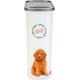 Curver 241095 Food Container 12 kg I 35L, White/Grey/Love Pets Dogs, 49.3 x 27.8 x 42.5 cm Curver 241095 Food Container 12 kg I 35L, White/Grey/Love Pets Dogs, 49.3 x 27.8 x 42.5 cm