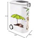 Curver Dog Food Containers - 20kg/54L - Pets Collection - Large Airtight Odour Storage for Dog Food - Container with Wheels - 28 x 49 x 61 cm Curver Dog Food Containers - 20kg/54L - Pets Collection - Large Airtight Odour Storage for Dog Food - Container with Wheels - 28 x 49 x 61 cm