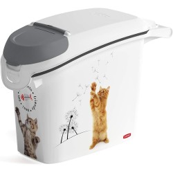 Curver Love Pets Pet Food Container, Feed Box, Food Bin (for Dogs 6 kg), White Curver Love Pets Pet Food Container, Feed Box, Food Bin (for Dogs 6 kg), White