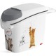 Curver Love Pets Pet Food Container, Feed Box, Food Bin (for Dogs 6 kg), White Curver Love Pets Pet Food Container, Feed Box, Food Bin (for Dogs 6 kg), White