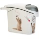 Curver Love Pets Pet Food Container, Feed Box, Food Bin (for Dogs 6 kg), White Curver Love Pets Pet Food Container, Feed Box, Food Bin (for Dogs 6 kg), White