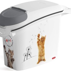 Curver Love Pets Pet Food Container, Feed Box, Food Bin (for Dogs 6 kg), White Curver Love Pets Pet Food Container, Feed Box, Food Bin (for Dogs 6 kg), White