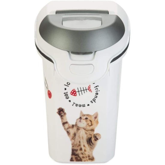 Curver Love Pets Pet Food Container, Feed Box, Food Bin (for Dogs 6 kg), White Curver Love Pets Pet Food Container, Feed Box, Food Bin (for Dogs 6 kg), White