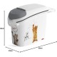 Curver Love Pets Pet Food Container, Feed Box, Food Bin (for Dogs 6 kg), White Curver Love Pets Pet Food Container, Feed Box, Food Bin (for Dogs 6 kg), White