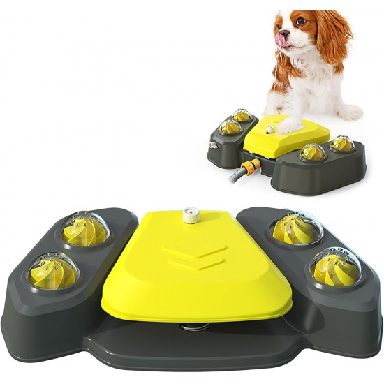 DaMohony Outdoor Dog Step On Drinking Water Fountain Easy Paw Water Dispenser Dog Sprinkler Toy DaMohony Outdoor Dog Step On Drinking Water Fountain Easy Paw Water Dispenser Dog Sprinkler Toy