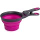 Dexas KlipScoop Foldable Dry Food Scoop and Dog Food Bag with Clip, 2 Cup Capacity, Fuchsia Dexas KlipScoop Foldable Dry Food Scoop and Dog Food Bag with Clip, 2 Cup Capacity, Fuchsia