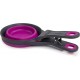 Dexas KlipScoop Foldable Dry Food Scoop and Dog Food Bag with Clip, 2 Cup Capacity, Fuchsia Dexas KlipScoop Foldable Dry Food Scoop and Dog Food Bag with Clip, 2 Cup Capacity, Fuchsia