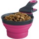 Dexas KlipScoop Foldable Dry Food Scoop and Dog Food Bag with Clip, 2 Cup Capacity, Fuchsia Dexas KlipScoop Foldable Dry Food Scoop and Dog Food Bag with Clip, 2 Cup Capacity, Fuchsia
