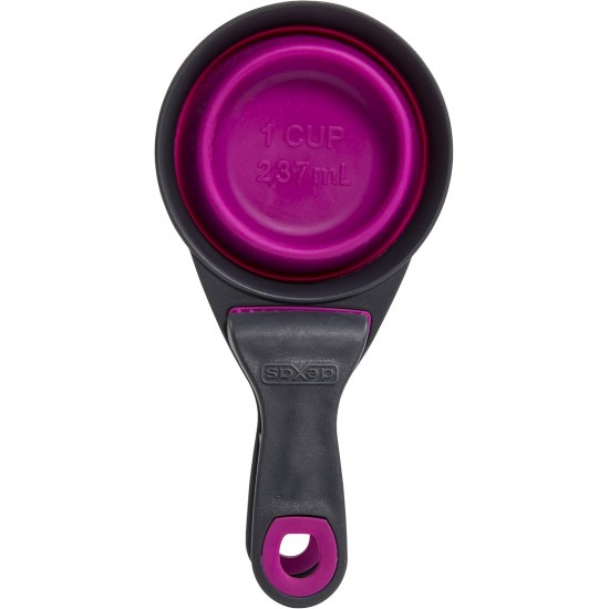 Dexas KlipScoop Foldable Dry Food Scoop and Dog Food Bag with Clip, 2 Cup Capacity, Fuchsia Dexas KlipScoop Foldable Dry Food Scoop and Dog Food Bag with Clip, 2 Cup Capacity, Fuchsia
