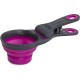 Dexas KlipScoop Foldable Dry Food Scoop and Dog Food Bag with Clip, 2 Cup Capacity, Fuchsia Dexas KlipScoop Foldable Dry Food Scoop and Dog Food Bag with Clip, 2 Cup Capacity, Fuchsia