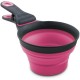 Dexas KlipScoop Foldable Dry Food Scoop and Dog Food Bag with Clip, 2 Cup Capacity, Fuchsia Dexas KlipScoop Foldable Dry Food Scoop and Dog Food Bag with Clip, 2 Cup Capacity, Fuchsia
