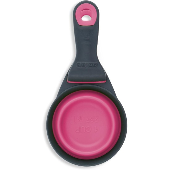 Dexas KlipScoop Foldable Dry Food Scoop and Dog Food Bag with Clip, 2 Cup Capacity, Fuchsia Dexas KlipScoop Foldable Dry Food Scoop and Dog Food Bag with Clip, 2 Cup Capacity, Fuchsia