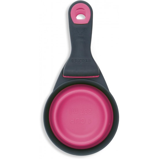 Dexas KlipScoop Foldable Dry Food Scoop and Dog Food Bag with Clip, 2 Cup Capacity, Fuchsia Dexas KlipScoop Foldable Dry Food Scoop and Dog Food Bag with Clip, 2 Cup Capacity, Fuchsia