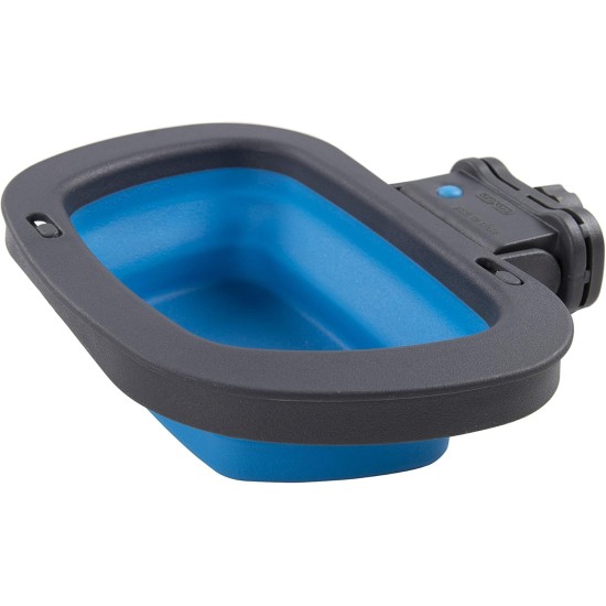 Dexas PW2754322194 Collapsible Kennel Bowl, 2.5 Cups, Pro Blue, M, Pack of 1 Dexas PW2754322194 Collapsible Kennel Bowl, 2.5 Cups, Pro Blue, M, Pack of 1