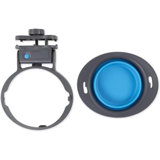 Dexas PW2754322194 Collapsible Kennel Bowl, 2.5 Cups, Pro Blue, M, Pack of 1 Dexas PW2754322194 Collapsible Kennel Bowl, 2.5 Cups, Pro Blue, M, Pack of 1