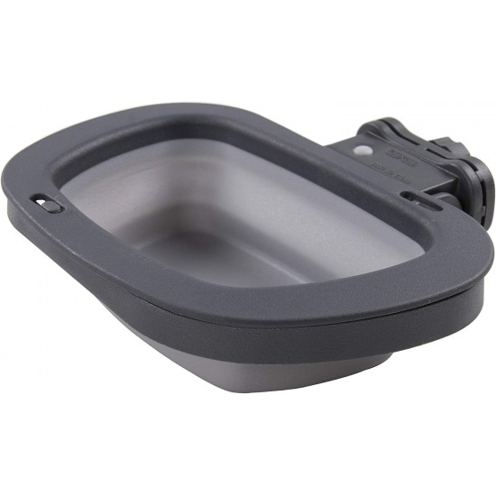 Dexas PW275432429 Collapsible Kennel Bowl, 2.5 Cups, Light Grey, M, Pack of 1 Dexas PW275432429 Collapsible Kennel Bowl, 2.5 Cups, Light Grey, M, Pack of 1